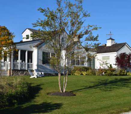 1. the front of the cottage