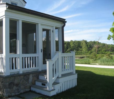 10. the entrance through the front porch